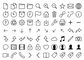 280 Slim Simple iOS7 Icons Vector Pack FREE Stock Vector, stylish, modern, creative picture