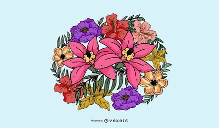 Abstract Blooms FREE Stock Clipart, abstract, art, background picture