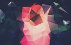 Vibrant Abstract Geometric Low Poly Texture FREE Stock Photo, abstract, geometric, low poly picture