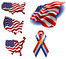American Flag Element FREE Stock Vector, american flag, usa, united states picture