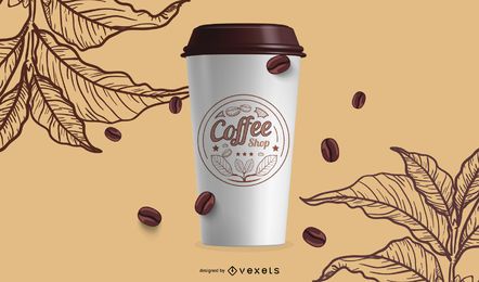 Caffeine Spill FREE Stock Psd, coffee, cups, cup picture