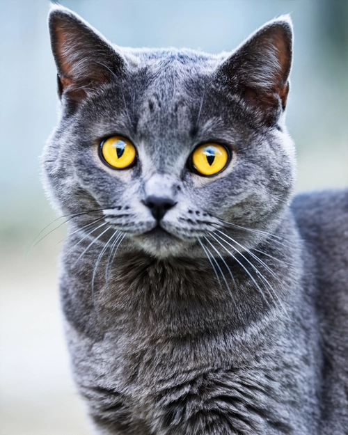Bezaubernde graue Katze KOSTENLOSES Stock-Photo-Bild, Katze,  grau,  Haustier