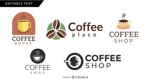 CoffeeSpot Logo Collection FREE Stock Vector, coffee, shop, place picture