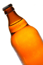 Frosted amber bottle on white background KOSTENLOSES Stock-Photo-Bild, bier,  glas,  bernstein