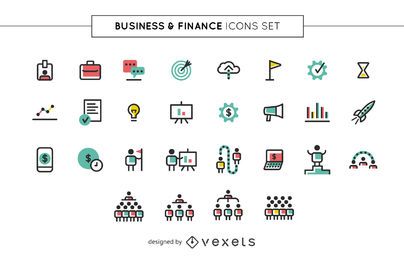 Corporate Finance Icons Set FREE Stock Icon, business, finance, company picture