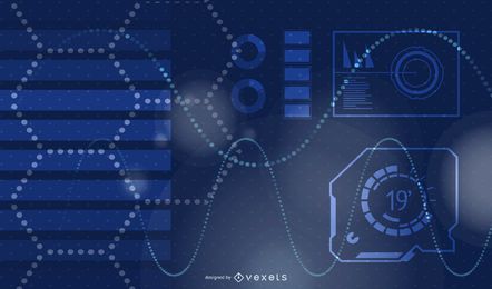Dark Tech Vector Wallpaper FREE Stock Vector, techno, digital, background picture