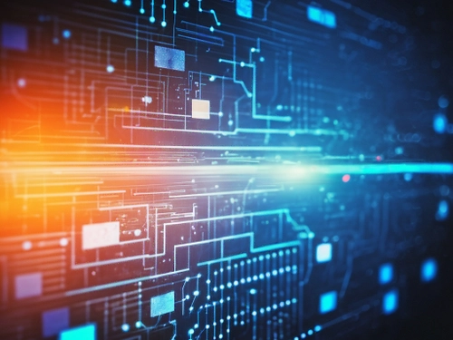 Dynamic Circuit Design FREE Stock Photo, technology,  circuits,  digital picture