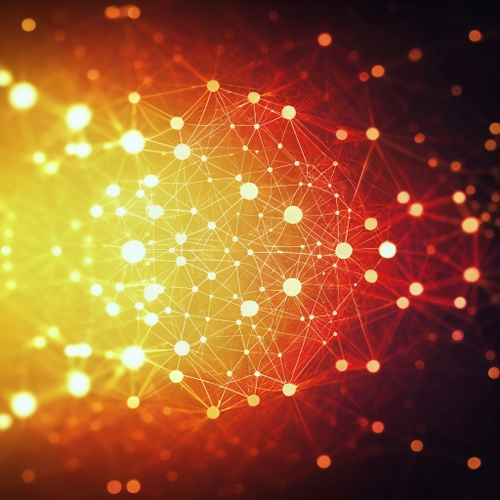 Dynamic Network Connection FREE Stock Photo, abstract,  network,  technology picture