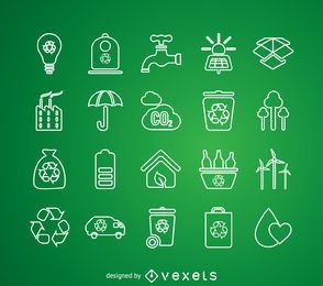 Eco Energy Symbol Pack FREE Stock Icon, eco, technology, electric picture