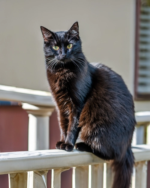 Elegant Black Cat FREE Stock Photo, black cat,  pet,  feline picture