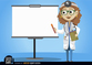 Female doctor with presentation screen FREE Stock Vector, doctor, female, health picture