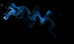 Abstract blue waves on black background FREE Stock Photo, abstract,  blue,  waves picture
