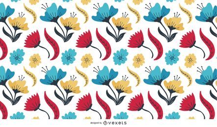 Funky Floral Colors FREE Stock Clipart, floral, funky, hand-drawn picture