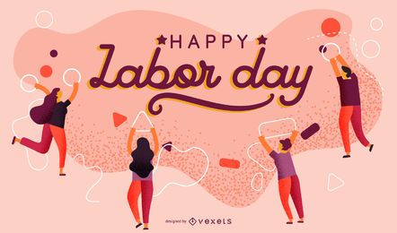 Labor Celebrate Illustration FREE Stock Vector, labor, day, illustration picture