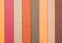 Texturierte Papierstreifen in warmen Tönen KOSTENLOSES Stock-Photo-Bild, papier, textur, farben