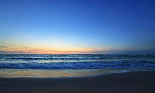 Ruhiger Ozean Sonnenuntergang KOSTENLOSES Stock-Photo-Bild, Ozean,  Sonnenuntergang,  Strand