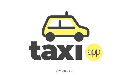 Simplified cab logo template FREE Stock Vector, logo, taxi, transport picture