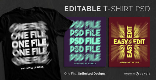 Text Effect Tee Mockup PSD FREE Stock Psd, blurry, psd-t-shirt, t-shirt-psd picture