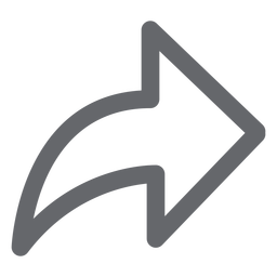 Curved solid arrow flat icon FREE Stock Vector, arrow, icon, flat picture