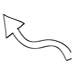 Leftward Curved Arrow PNG Drawing FREE Stock Clipart, curve, line, drawing picture