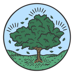 Nature Stroke PNG Design FREE Stock Icon, tree, nature, natural picture