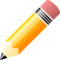 pencil FREE Stock Vector, icon, cartoon, black picture
