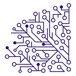 Purple Tech Circuit Design FREE Stock Vector, technology, circuit-board, electronics picture