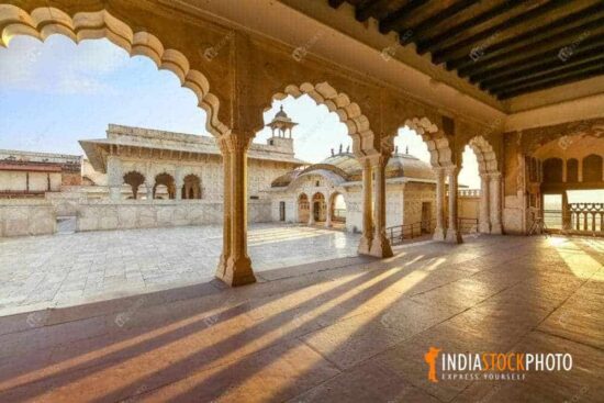 Agra Fort royal marble palace of princess Roshanara Begum