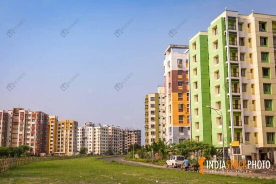 City residential building apartments at Kolkata