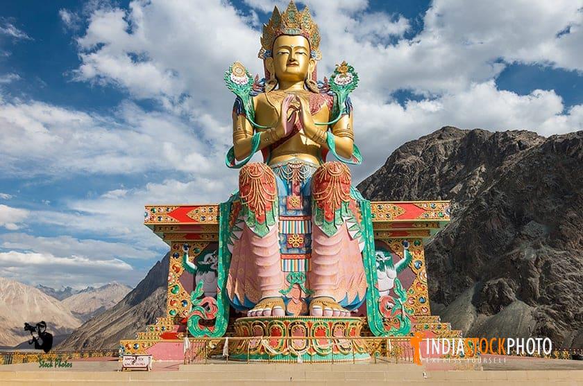 Maitreya Buddha at Diskit Nubra valley Ladakh