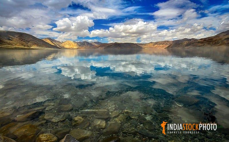 Pangong Lake Ladakh bed rocks