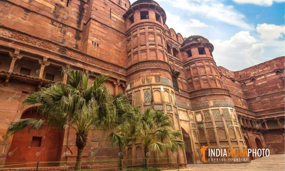 Agra Fort giant inner gateway known as Akbar Darwaza