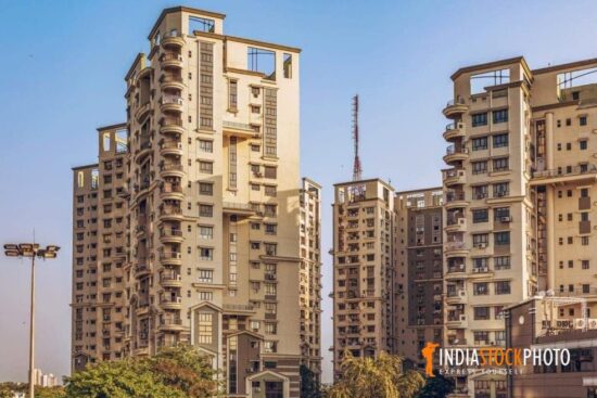 City high rise residential apartments at Kolkata