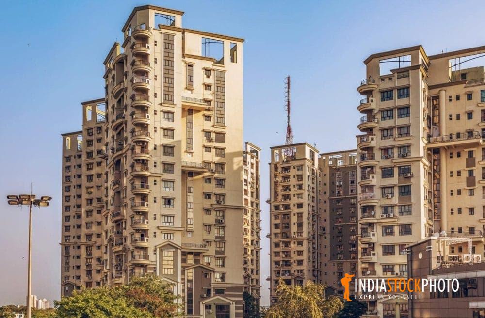 City high rise residential apartments at Kolkata