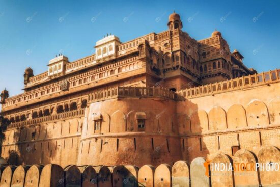 Junagarh Fort exterior architecture at Bikaner Rajasthan India