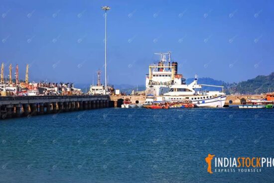 Port Blair Harbor at Andaman Islands India