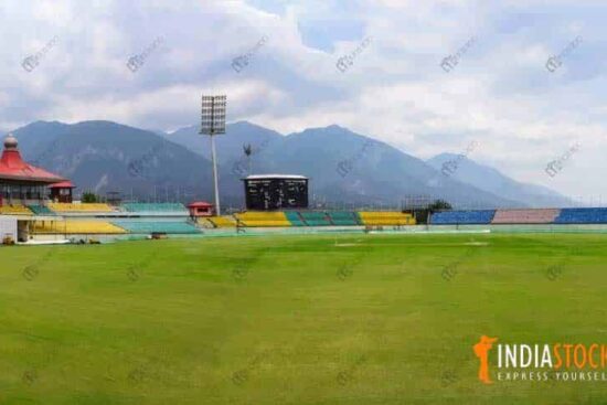Cricket stadium at Dharamshala Himachal Pradesh
