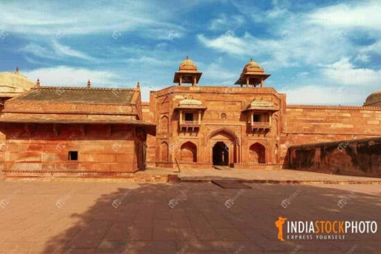 Fatehpur Sikri medieval red sandstone palace of Jodha Bai