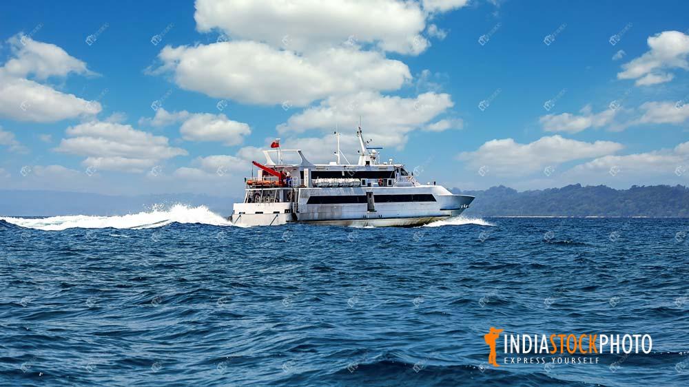 Star Cruise luxury tourist ship at Andaman sea