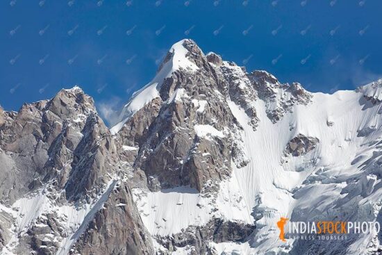 Kinnaur Kailash Himalaya mountain snow peaks at Kalpa Himachal Pradesh