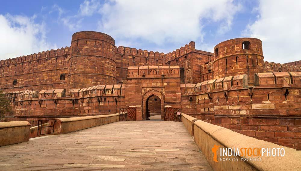 Historic Agra Fort UNESCO World Heritage site at Agra city